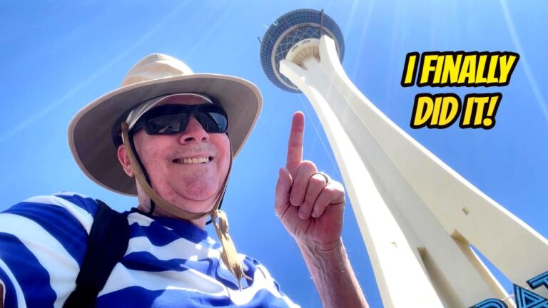 My 1st time going to the top of the Stratosphere tower in Las Vegas!