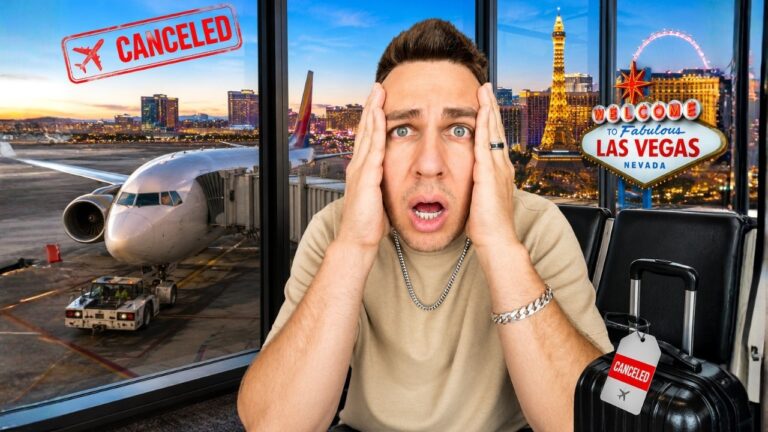 My Flight Got Canceled in Las Vegas… Then This Happened!