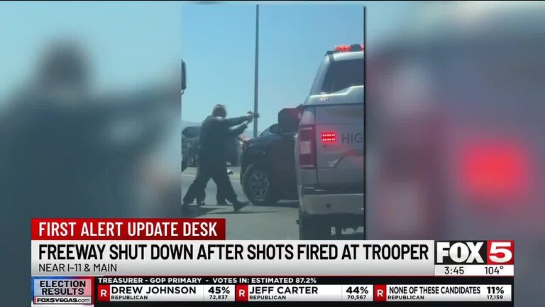 NEW VIDEO: Nevada State Troopers involved in shooting near Downtown Las Vegas