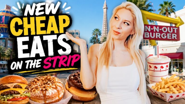 NEWEST Cheap Eats on the Las Vegas Strip 🍔 (NEW In-N-Out, Burgers & More!)