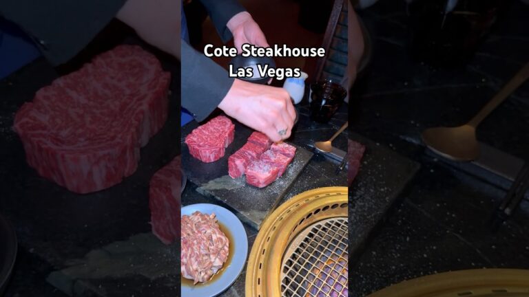 One of my new favorite meals in Vegas 📍 Cote Steakhouse #foodreview #mukbang