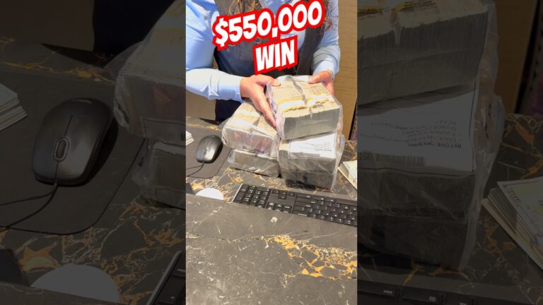 Over $550,000 Win In Las Vegas #shorts #viral #slots #trending