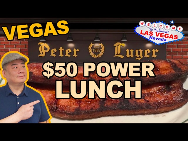 Peter Luger POWER LUNCH. Caesars Palace Las Vegas