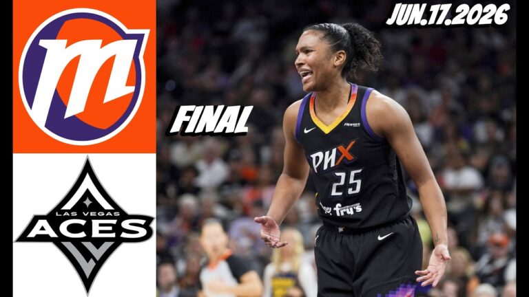 Phoenix Mercury Vs. Las Vegas Aces | Jun ,17 – FULL GAME Highlights – WNBA Commissioner’s Cup