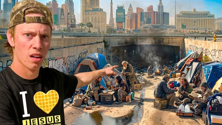 Preaching the Gospel To The Mole People Of Las Vegas! (They live with no sun)