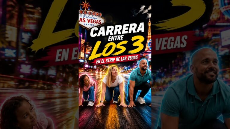 ¿Quién ganará este sprint en el Strip de Las Vegas? #lasvegas #vegaslocals #necfamily
