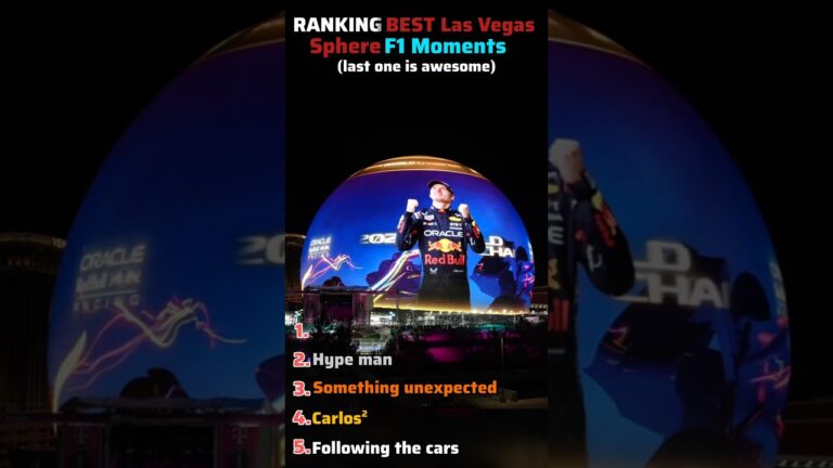 Ranking Best Las vegas Sphere F1 Moments #f1