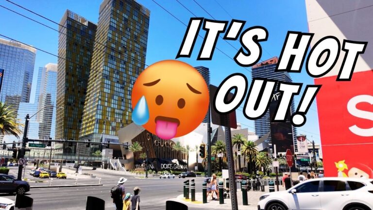 Scorching Hot Day On The Las Vegas Strip! Walking Tour In June 2026