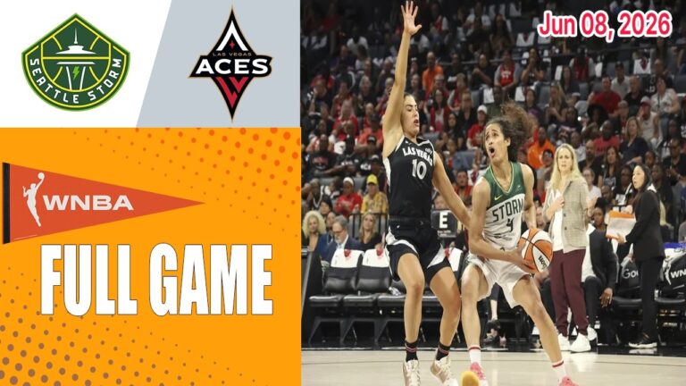 Seattle Storm vs Las Vegas Aces | FULL Game Highlights | Jun 08, 2026 | WNBA Commissioner’s Cup