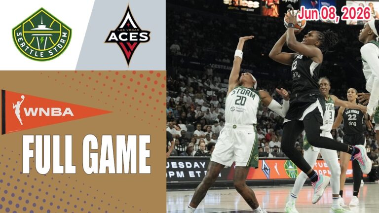 Seattle Storm vs Las Vegas Aces | FULL Game | Jun 08, 2026 | WNBA Commissioner’s Cup