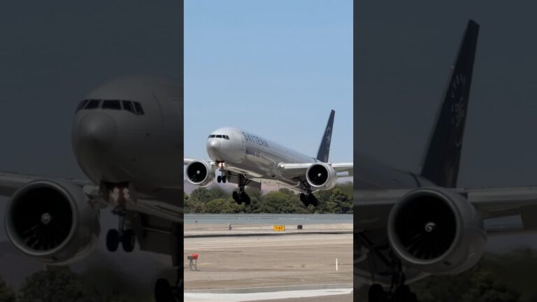 SkyTeam livery Korean Air Boeing 777-300ER arrives at Las Vegas (LAS) | HL7783  #planespotting #KLAS