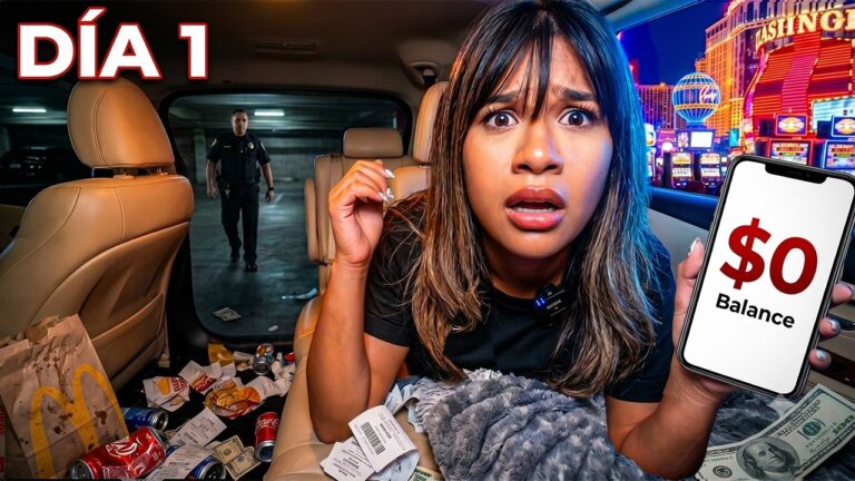 Sobreviví 3 Días SOLO con Ganancias en Las Vegas| Día 1