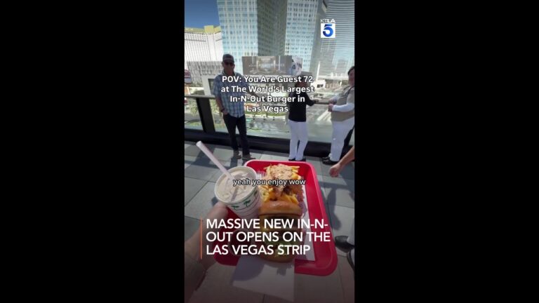 Step inside the new In-N-Out on the Las Vegas Strip