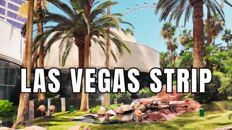 Sunday Morning Las Vegas Strip Walking Tour – Summer Displays, Vanderpump, Flamingo Hotel & More