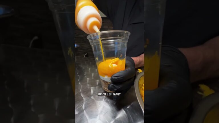 Sweet summer mango dessert from Twisted Sourdough Pizza in Las Vegas parfait Dubai affordable treat