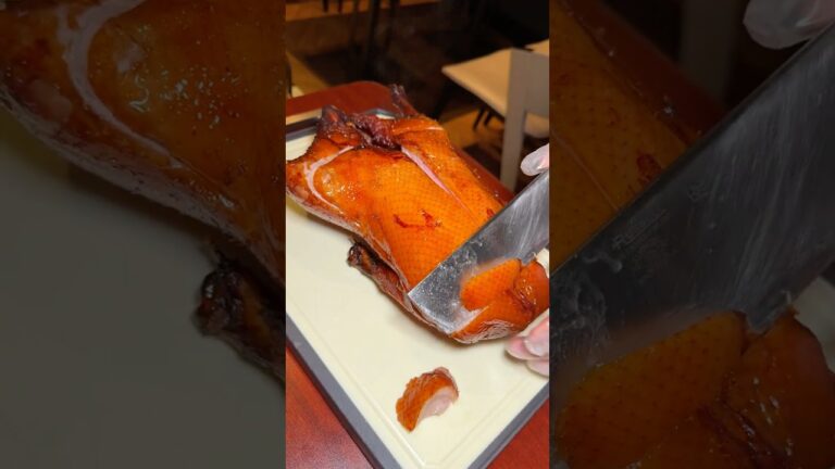 TABLESIDE ROAST DUCK AT SPRING IN LAS VEGAS! #vegasfood #duck #pekingduck #chinesefood #roastduck
