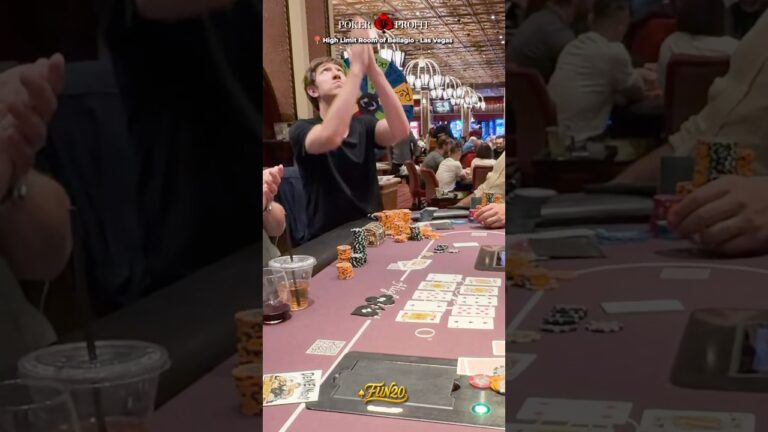 🥇 THE MOST ABSURD POKER HAND OF MY LIFE IN LAS VEGAS 🔥