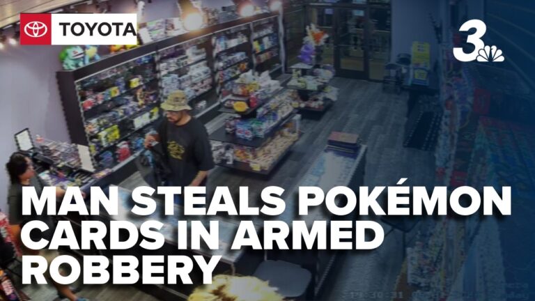 Taser-wielding suspect steals Pokémon cards from Las Vegas shop