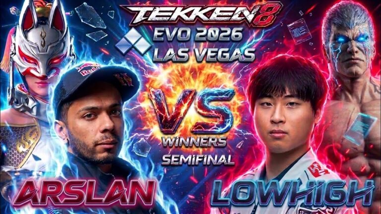 Tekken 8 Arslan Ash VS Lowhigh EVO 2026 Winners Semifinal Las Vegas USA Top 8 TWT 2026