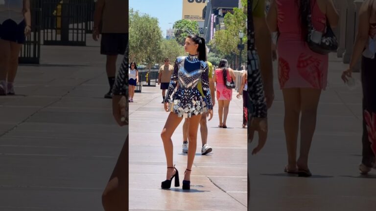Testing this @purexchaos.official dress in Las Vegas.🖤 Would you wear this?