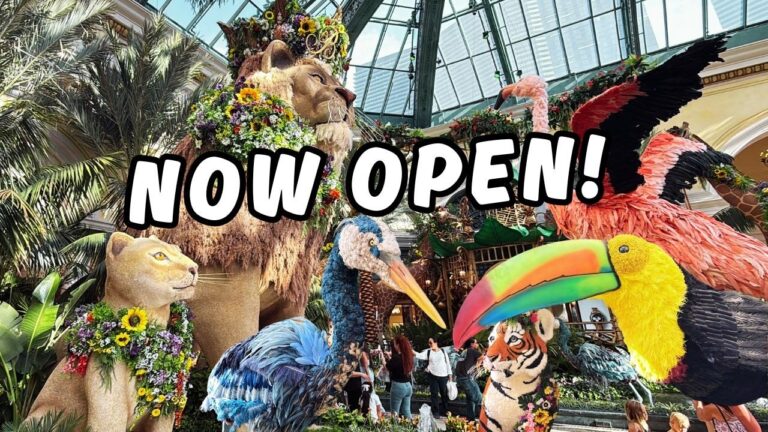The Bellagio 2026 Summer Display Inside The Conservatory Is Now Open!
