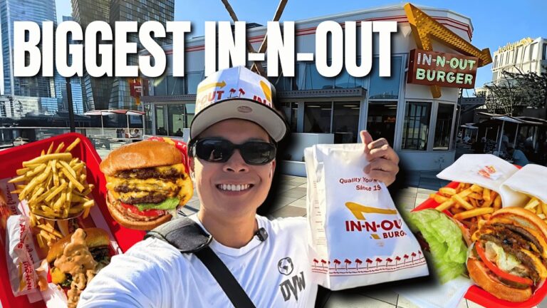 The LARGEST In-N- Out In The World Is In Las Vegas!
