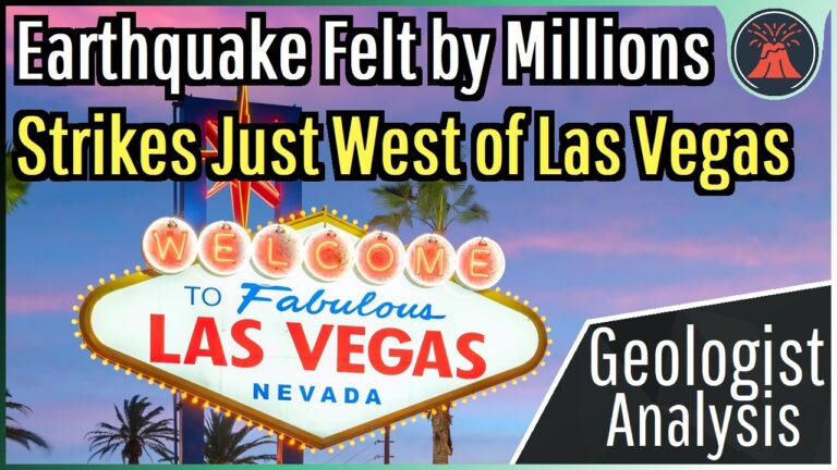 The Largest Historic Earthquake Near Las Vegas Struck; Geologist Analysis