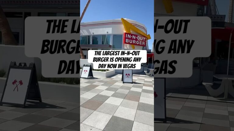 The Largest In-N-Out Burger is Opening any Day Now in Vegas #vegas #innout #vegaslife #lasvegas