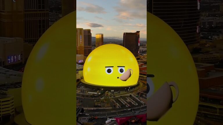 The Las Vegas sphere  🎦 #shorts