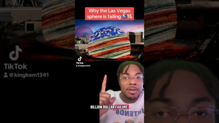 The failure of the las Vegas sphere explained #stories #viral #shorts  #thespherevegas #vegas