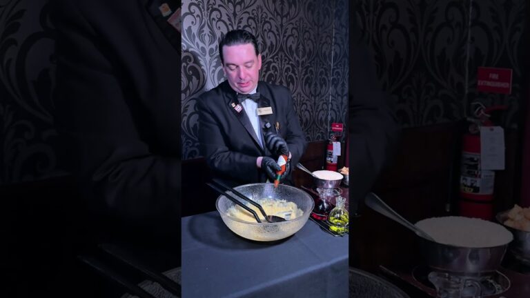 The most famous salad in Las Vegas! @GoldenSteerSteakhouse Tableside Caesar Salad