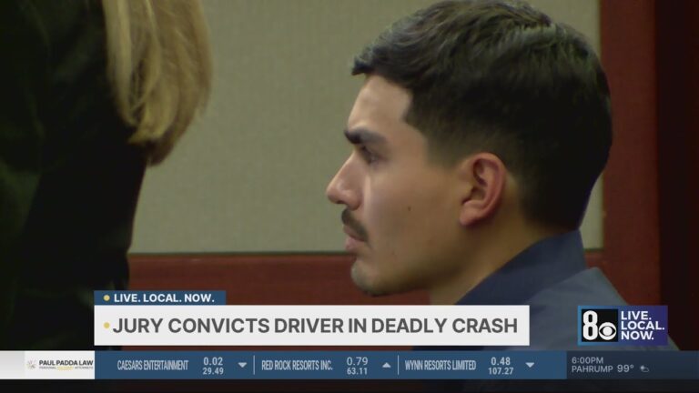 ‘The system did their job’: Jury convicts Las Vegas man for deadly crash