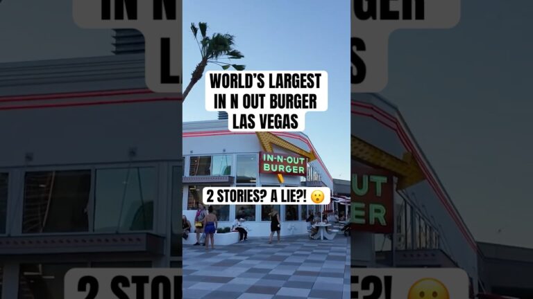 They LIED about the NEW In N Out Las Vegas 👀 #lasvegas #innout #shorts