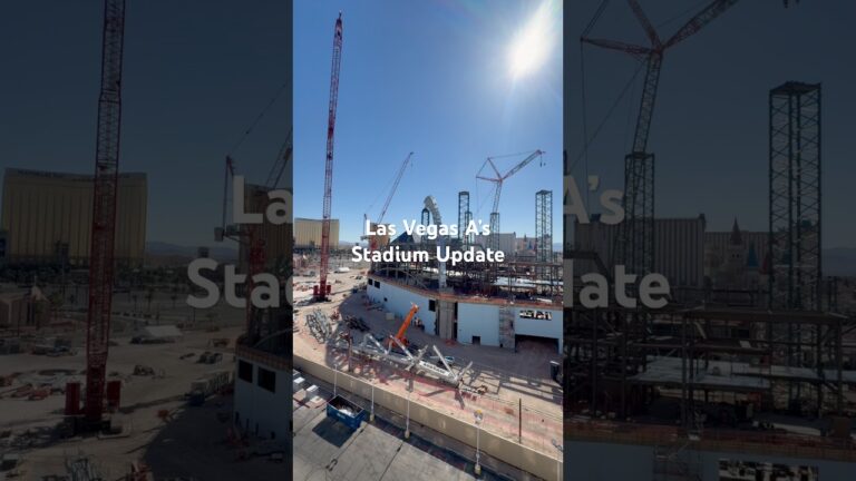 They’re Building the Next Roof Truss 👀 | Las Vegas A’s Stadium