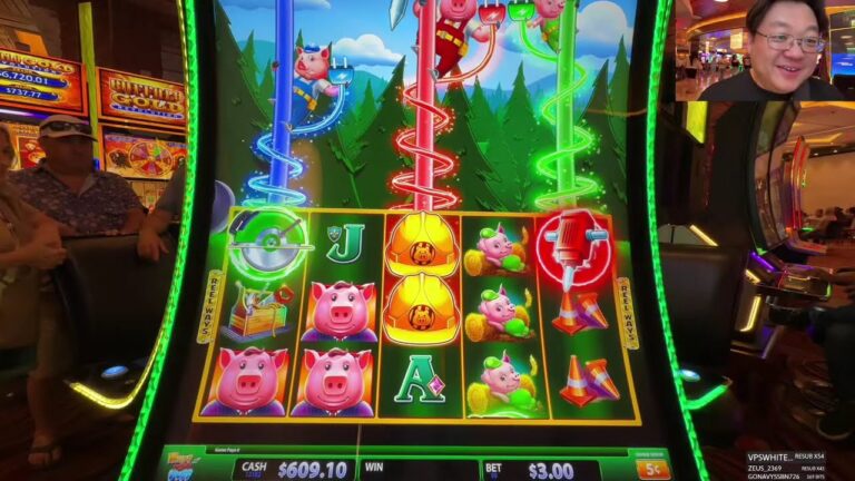 💸 This Huff N Puff is Great? 🎰 Las Vegas Slots Live Stream