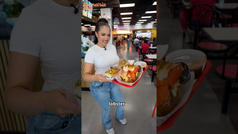 This Viral Lobster Potato Was $55 😱 #foodie #shorts #foodreview #lasvegas #seafood