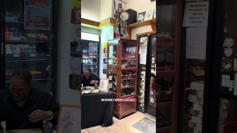Tribal owned historical cigar shoppe in Las Vegas tax free rare curated imported products gifts