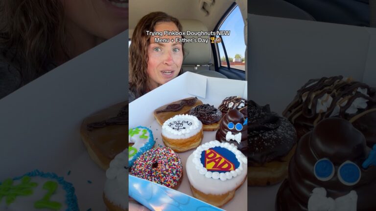 Trying NEW donuts at the most viral donut spot in Vegas 🏆🍩 #donuts #fathersday #dessert #fastfood