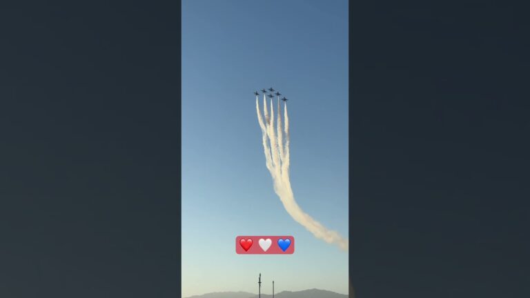 US AIR FORCE FLYOVER LAS VEGAS! #usa250 #Lasvegas #Thunderbirds