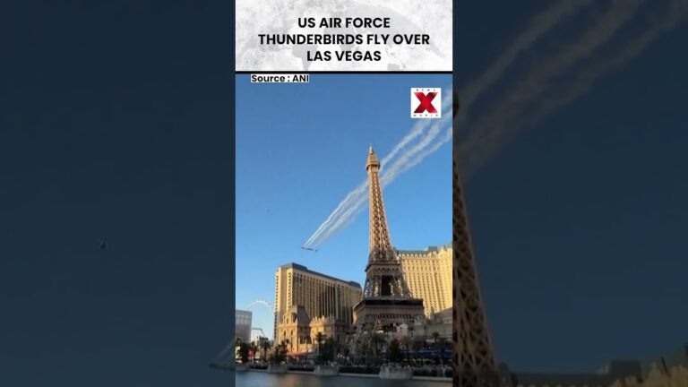 US Air Force Thunderbirds Fly Over Las Vegas to Celebrate Country’s 250th Anniversary