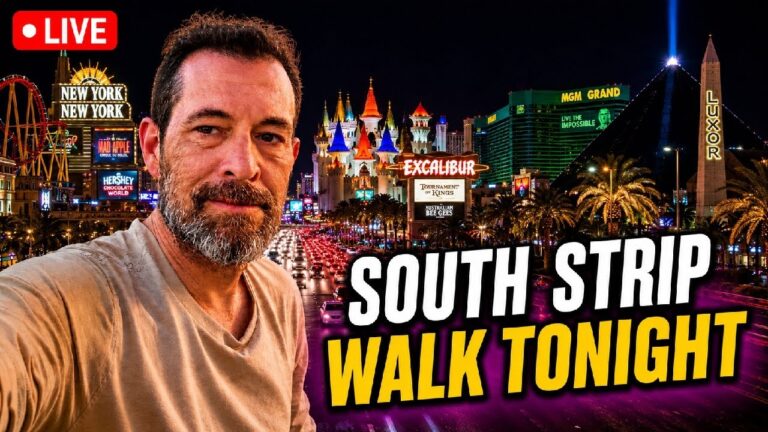VGK Watch Party and Strip Walk! Las Vegas Right Now!