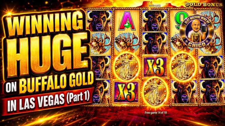 WINNING HUGE ON BUFFALO GOLD IN LAS VEGAS (Part 1)