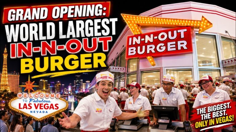 🍔 WORLD’S LARGEST IN-N-OUT BURGER – LAS VEGAS