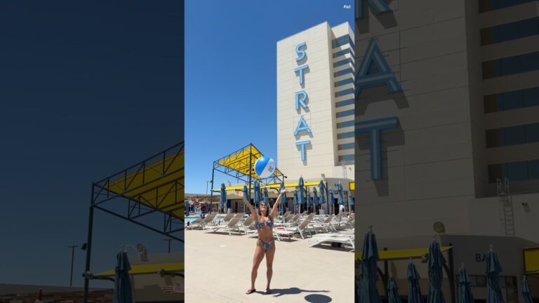Where to Stay for Your Next Trip to Las Vegas✨🌵#thestrat #wheretostayvegas #thingstodovegas
