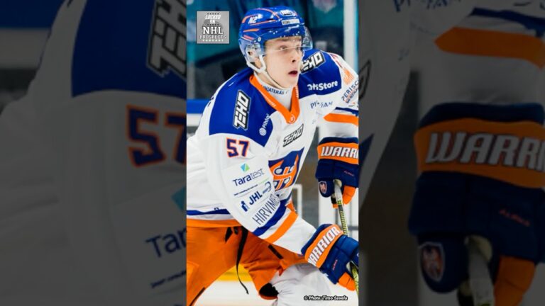 With the 29th pick of the NHL Draft, the Las Vegas Golden Knights select Juho Piiparinen D, Tappara