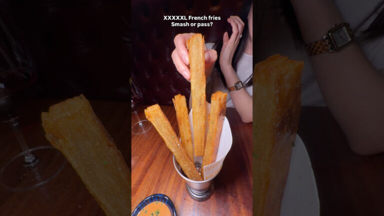 XXXXXL French fries from Anima by EDO in Las Vegas #food #foodie #fyp #explorepage