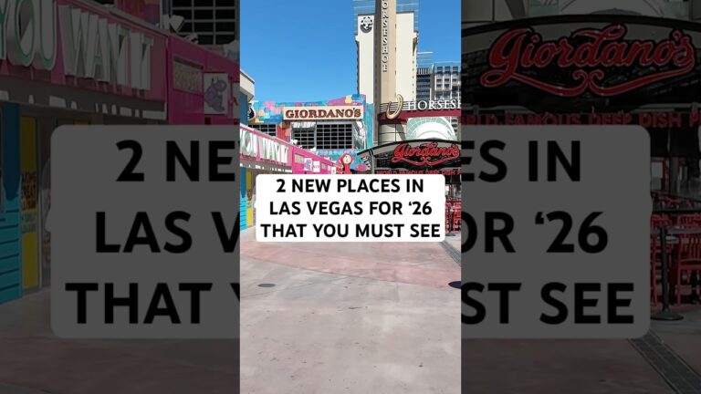 2 NEW Places in Las Vegas 2026 that you should visit #lasvegas #shorts