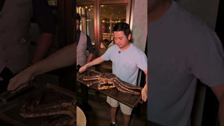 $2500 King Crab dinner at Mott 32 in Las Vegas