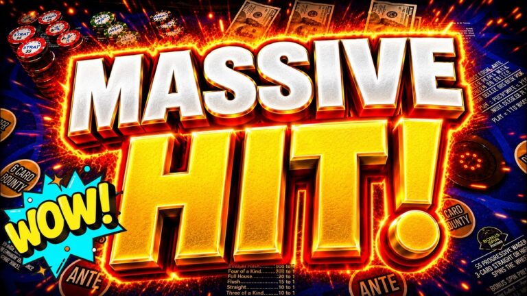 3 CARD POKER in LAS VEGAS! 🔥🔥 MASSIVE HIT! IRL