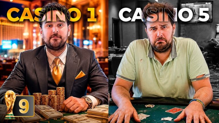 💰 APOSTÉ 100$ EN LOS 5 MEJORES CASINOS DE LAS VEGAS Y ESTO PASÓ